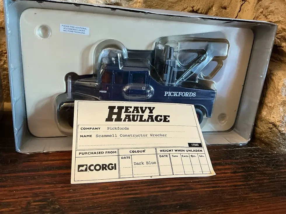 Thumbnail: Corgi 17502 Pickfords Scammell Constructor Wrecker Heavy Haulage 1:50 Boxed