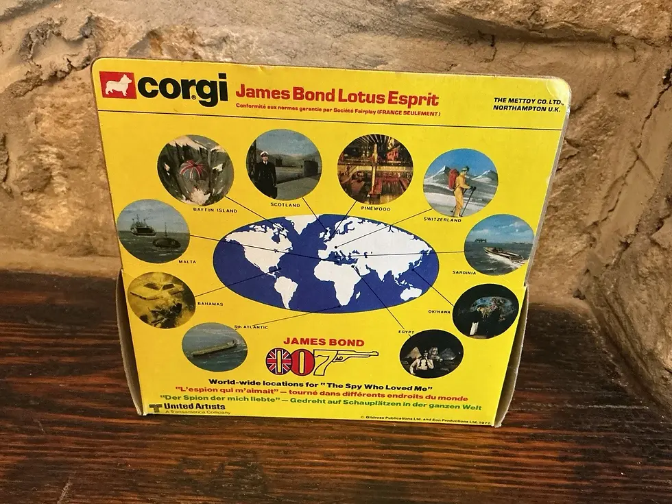 Thumbnail: Vintage Corgi 269 James Bond Lotus Esprit The Spy Who Loved Me Boxed 007
