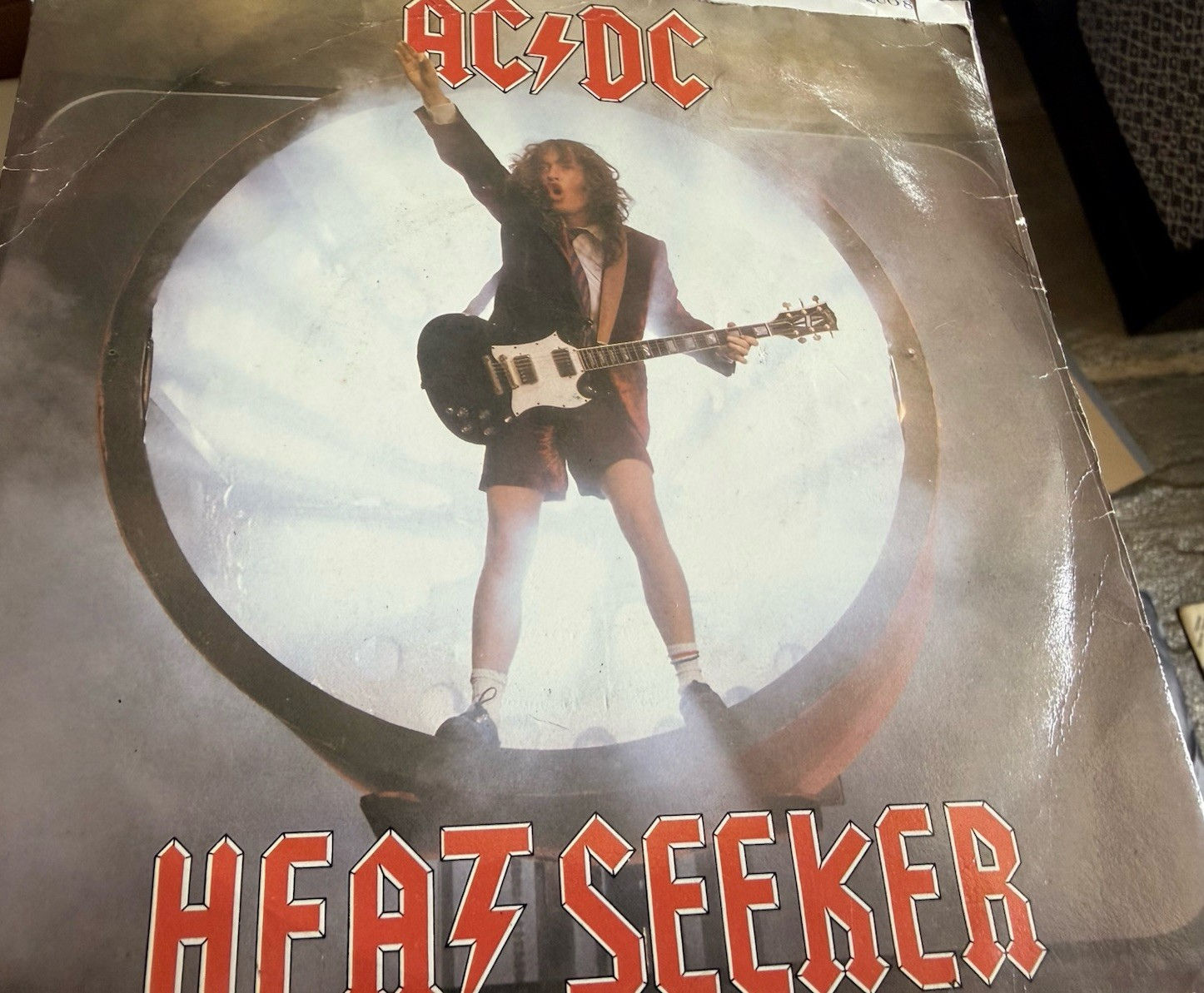 AC/DC Heatseeker 7” Atlantic Original UK Picture Sleeve Hard Rock