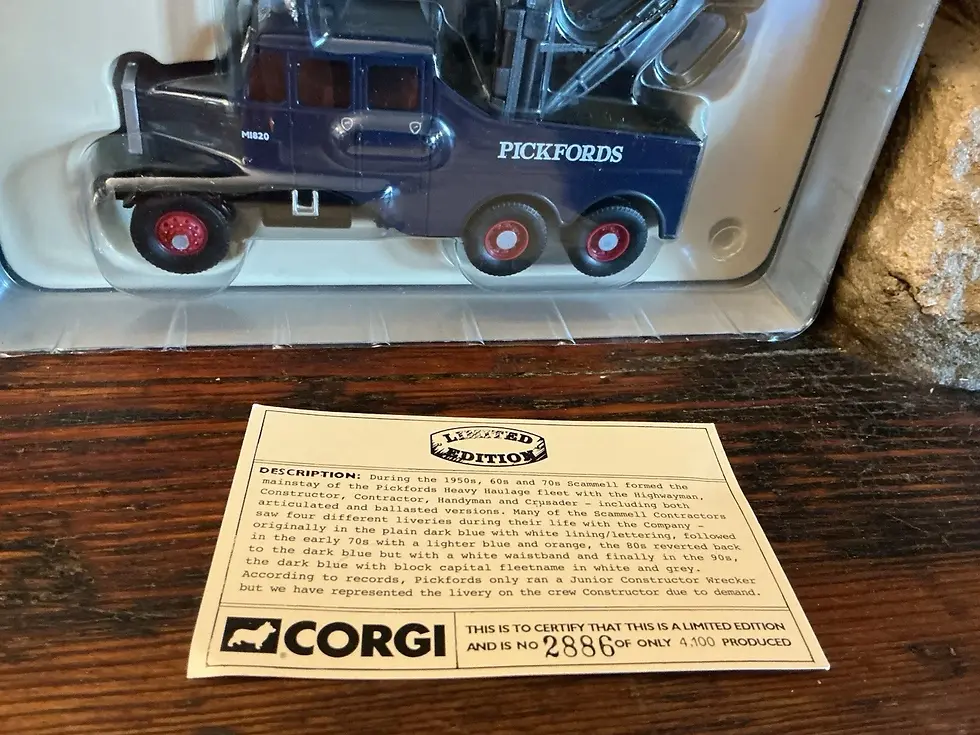 Thumbnail: Corgi 17502 Pickfords Scammell Constructor Wrecker Heavy Haulage 1:50 Boxed
