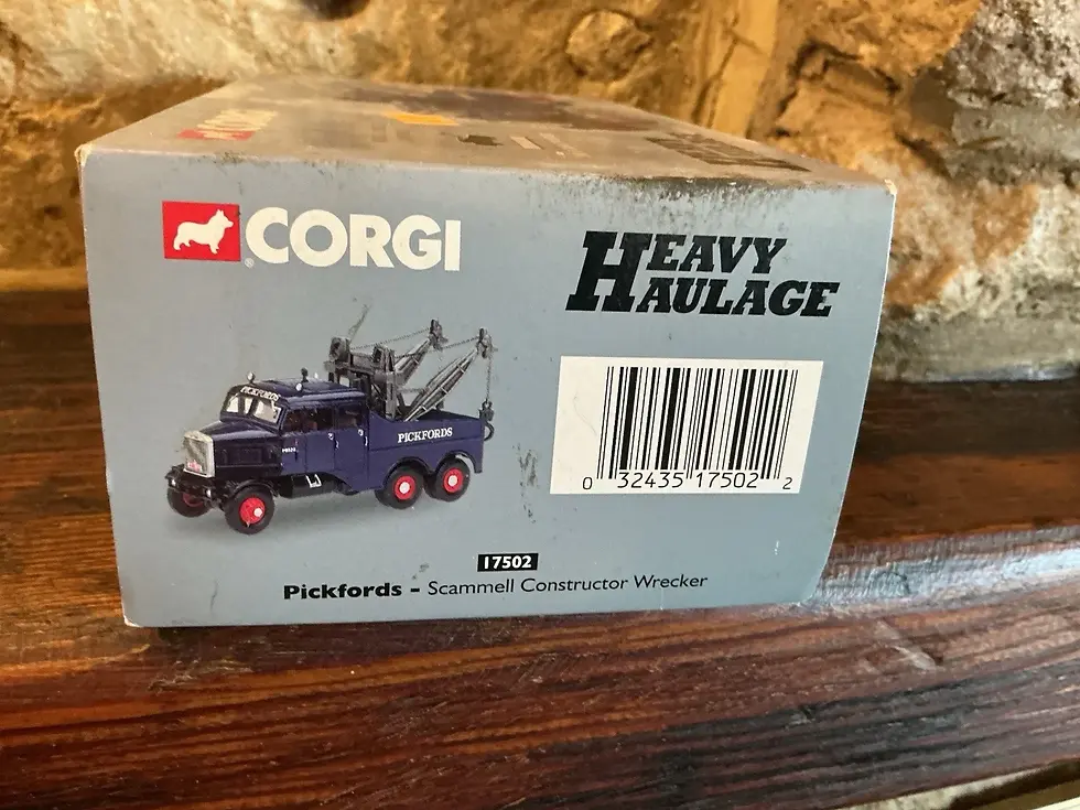 Thumbnail: Corgi 17502 Pickfords Scammell Constructor Wrecker Heavy Haulage 1:50 Boxed