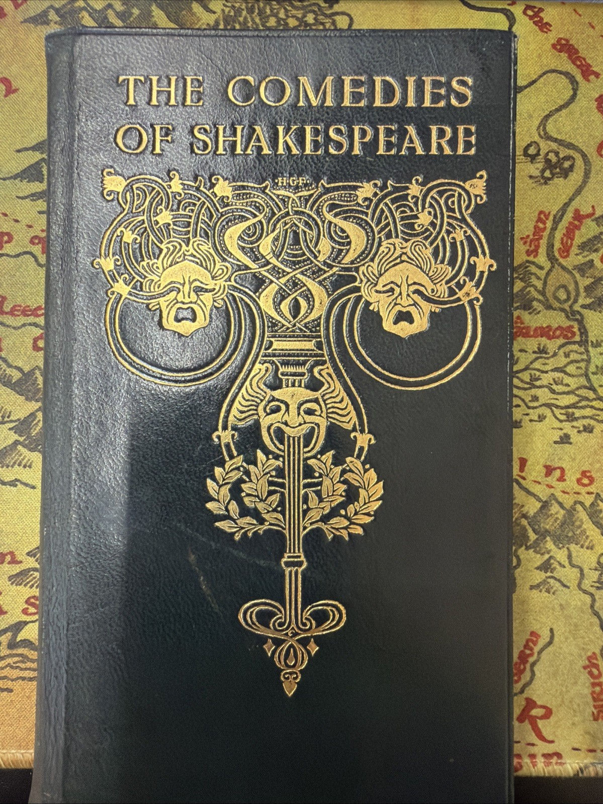 The Comedies of Shakespeare Simpkin Marshall Hamilton Gilt Leather Binding 1920