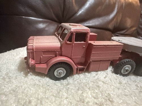 Thumbnail: Vintage Dinky Supertoys No. 986 Mighty Antar Low Loader with Propeller – Boxed