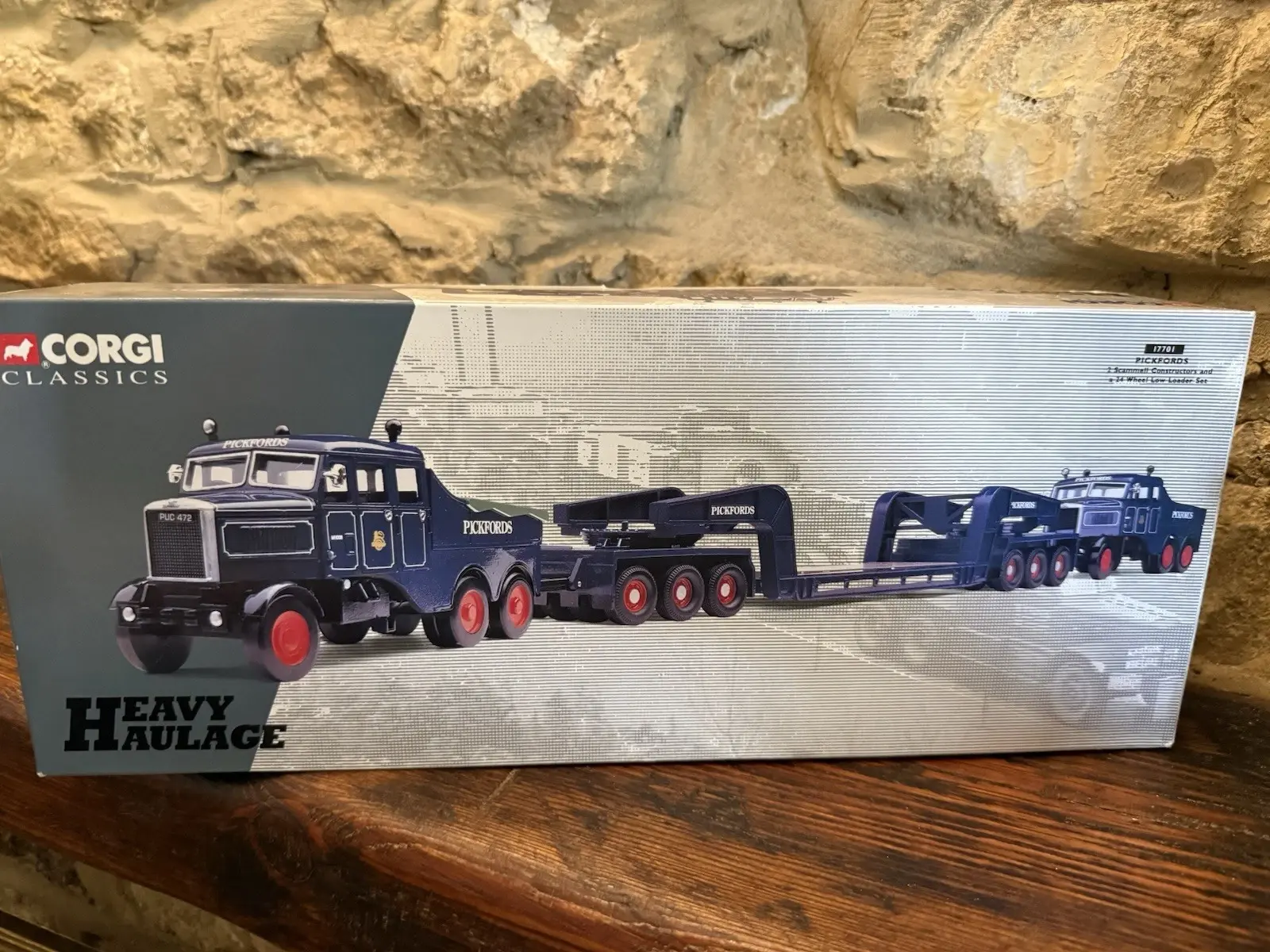 Corgi Pickfords 17701 Scammell Constructors 24-Wheel Low Loader Set 1:50 Scale