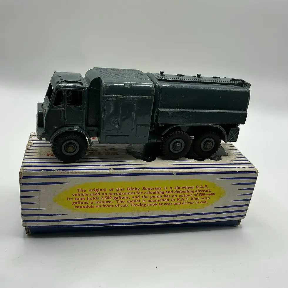 Dinky Supertoys 642 Pressure Refueller RAF Aircraft Fuel Tanker Boxed Vintage