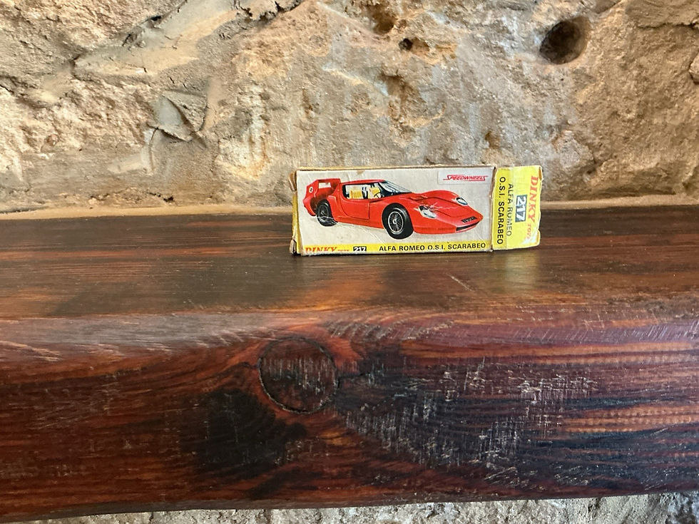 Thumbnail: Dinky Toys No. 217 Alfa Romeo O.S.I. Scarabeo – Vintage Diecast Model