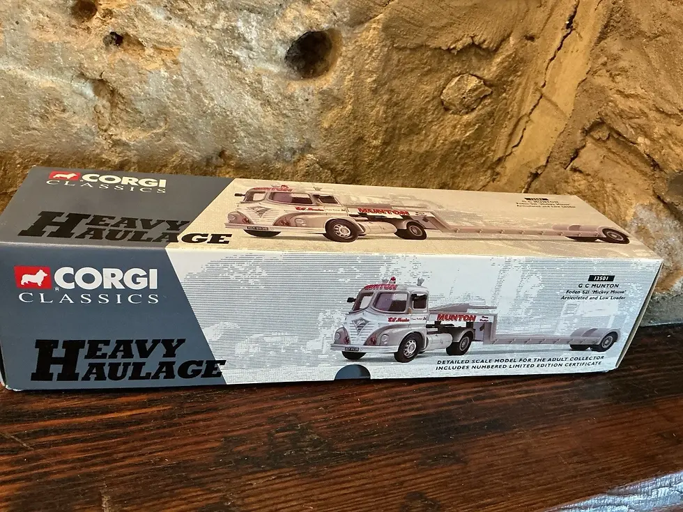 Corgi 13501 GC Munton Foden S21 Mickey Mouse Low Loader 1:50 Boxed Ltd Ed