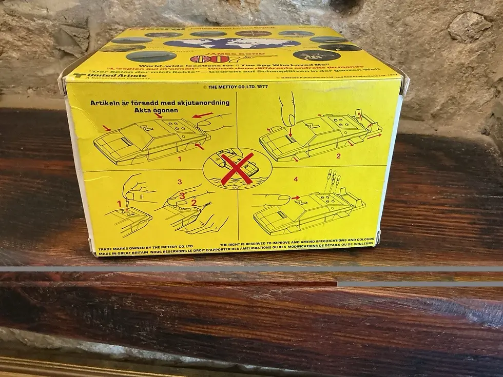 Thumbnail: Vintage Corgi 269 James Bond Lotus Esprit The Spy Who Loved Me Boxed 007