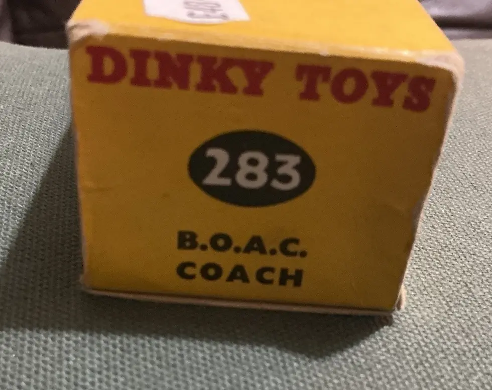 Thumbnail: Dinky #283 BOAC British Overseas Airways Corporation Coach Die Cast VintageBus.