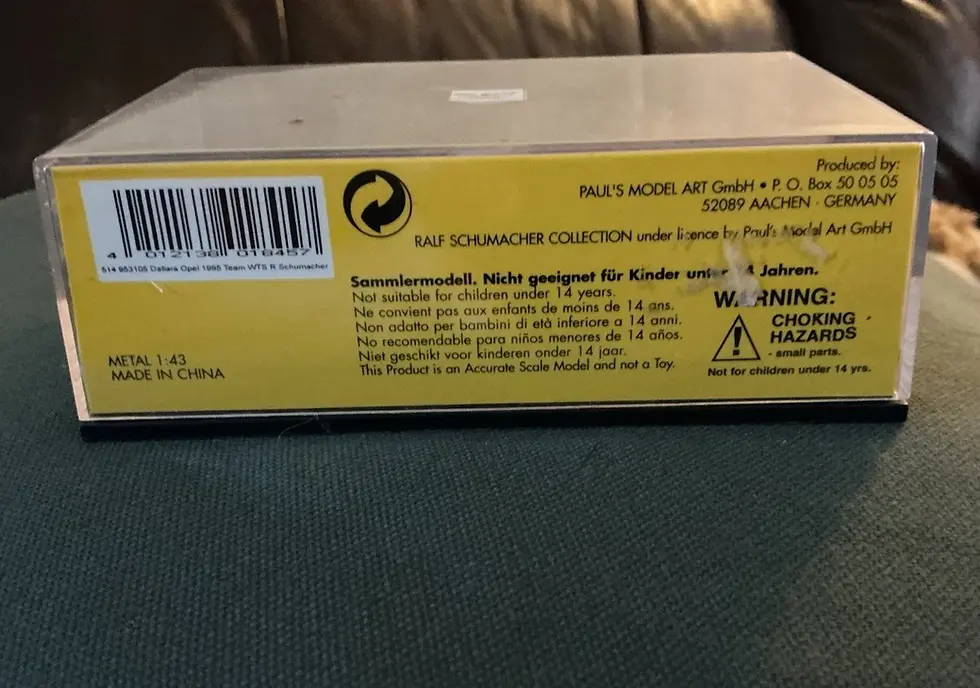 Thumbnail: 1/43 MINICHAMPS 514 953105 DALLARA OPEL F3 1995 GERMAN VICE CHAM RALF SCHUMACHER