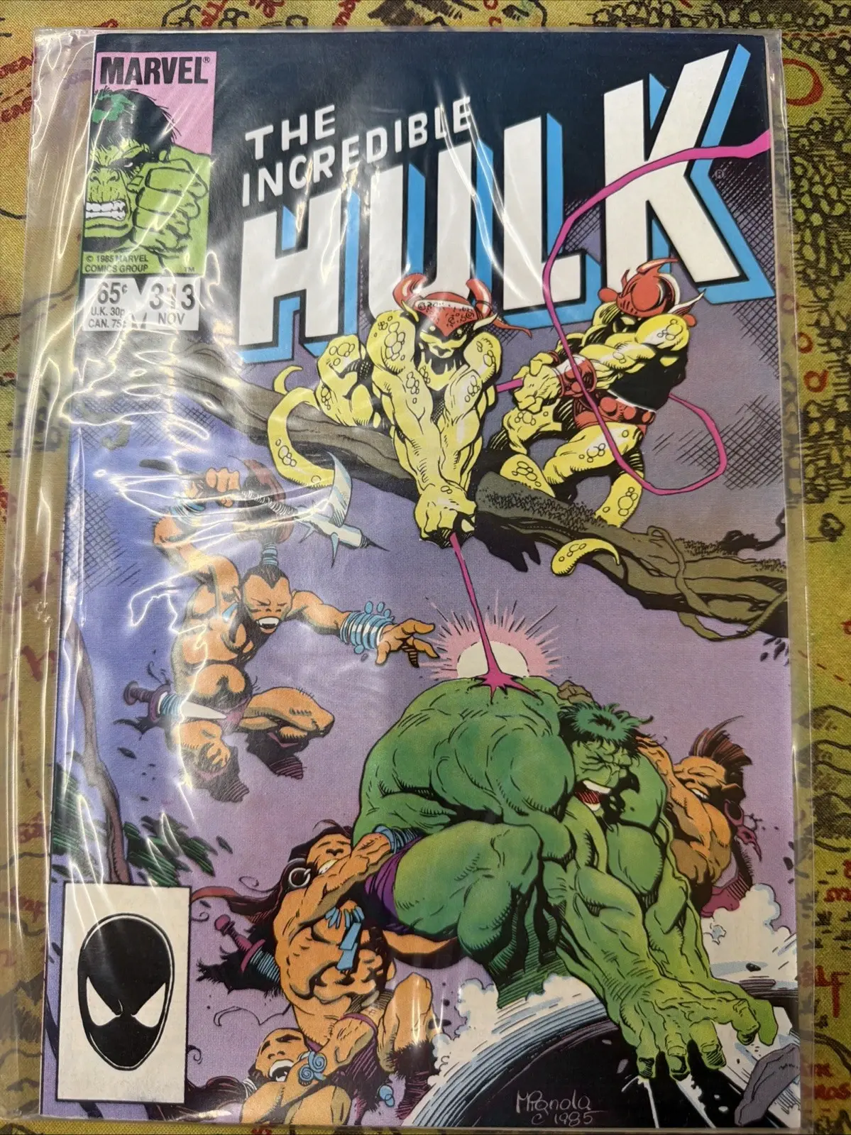 Marvel Comics the Incredible Hulk Issue #313 (1985) Mike Mignola (Hellboy) Cover