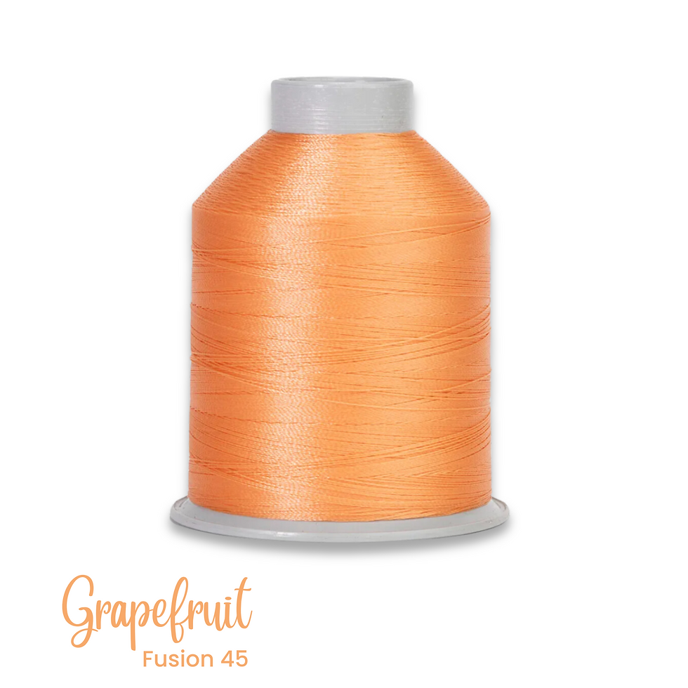 Grapefruit orange Fusion 45 bonded nylon thread