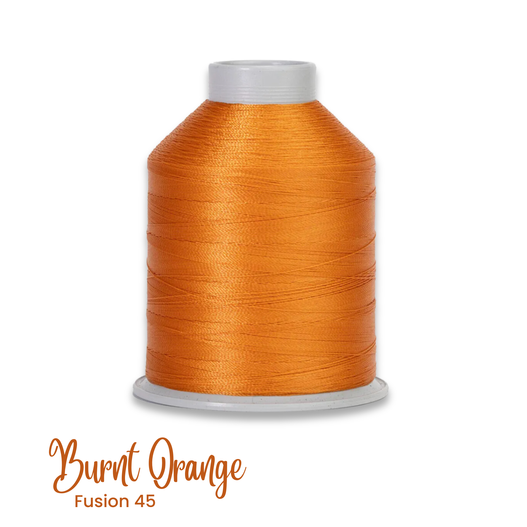 Burnt orange Fusion 45 bonded nylon thread