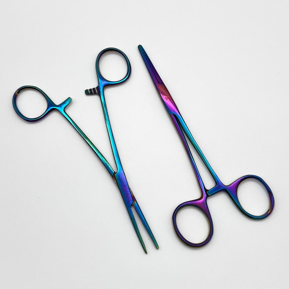 Prismatic Rainbow Hemostats