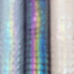 iridescent crocodile rolls, 3 variants