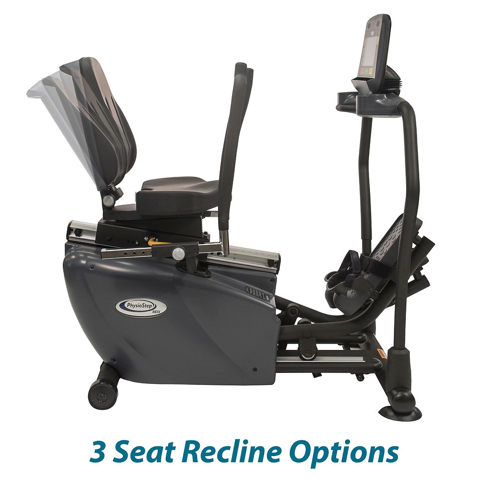 Thumbnail: PhysioStep MDX Recumbent Elliptical Cross Trainer
