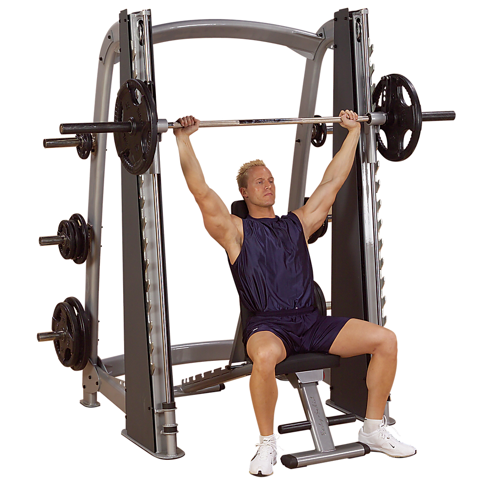 Thumbnail: Body-Solid Pro Clubline SCB1000 Counter Balanced Smith Machine