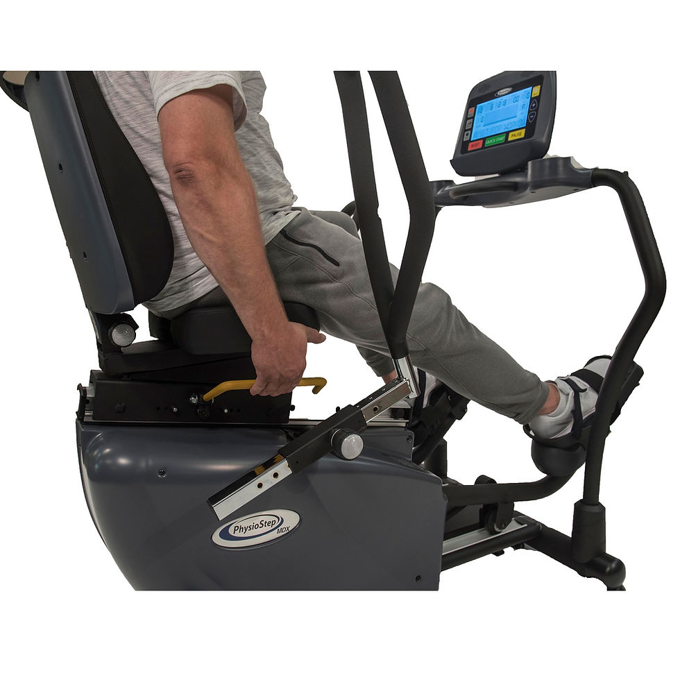 Thumbnail: PhysioStep MDX Recumbent Elliptical Cross Trainer