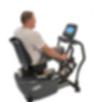 Thumbnail: PhysioStep MDX Recumbent Elliptical Cross Trainer