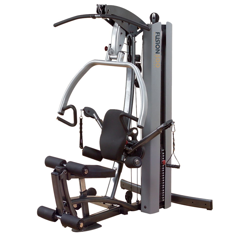 Thumbnail: BODY-SOLID FUSION F500/2 GYM, 210 LB WEIGHT STACK