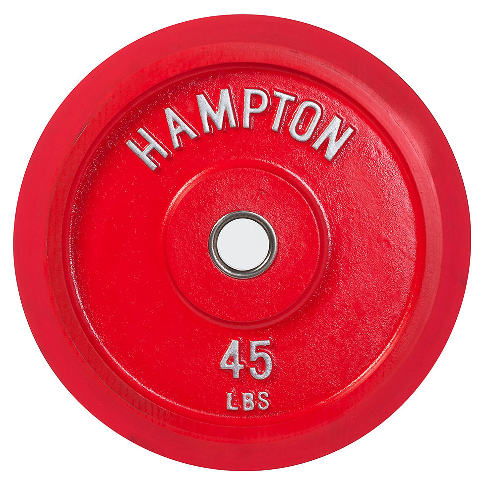 Thumbnail: Hampton Rubber Coated Olympic Bumper Plates - Individuals