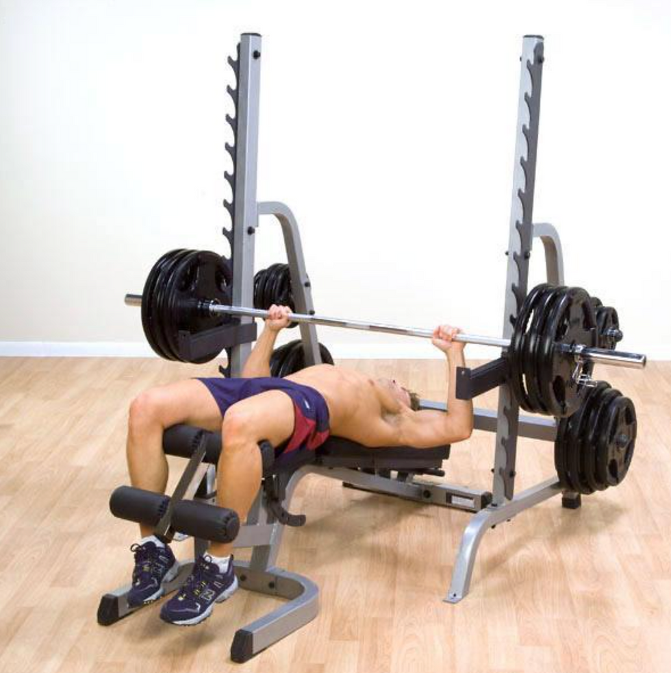 Thumbnail: Body-Solid GPR370 Rack Bench Combo (SDIB370)