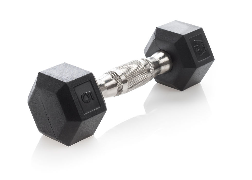 Thumbnail: Hampton Fitness Urethane DURA-BELL Dumbbell Pairs - DBU
