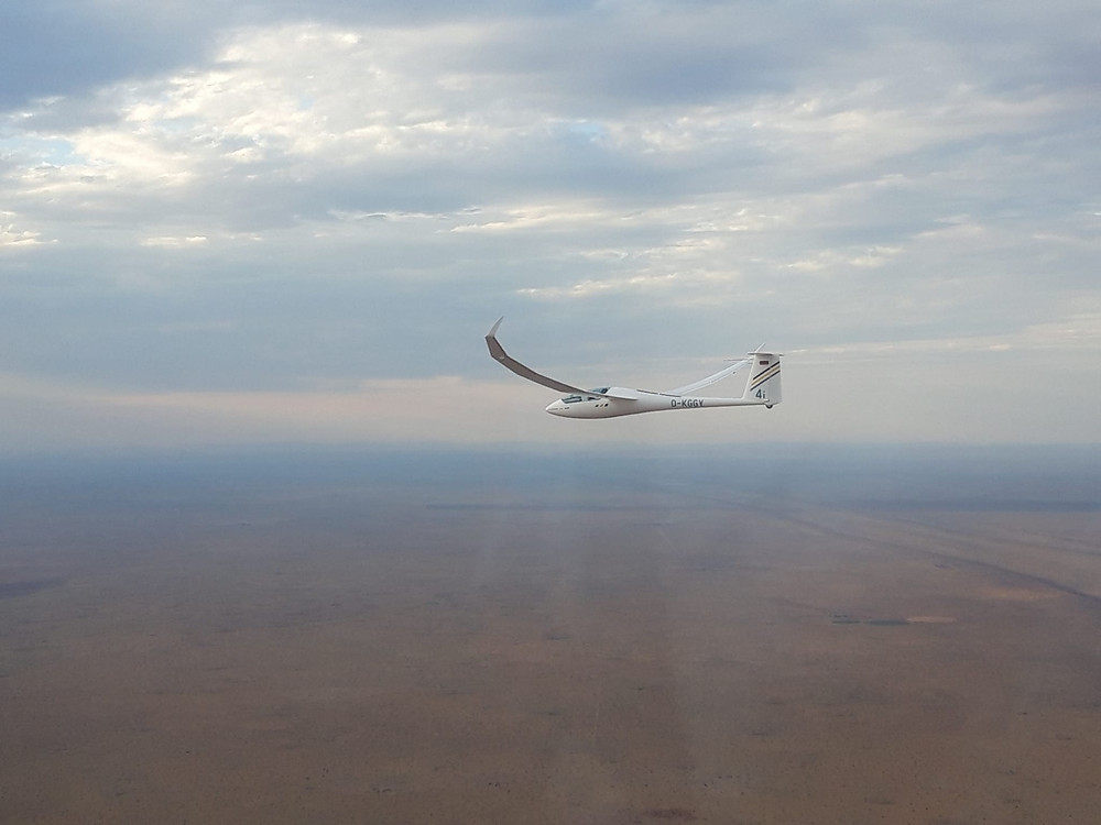 Segelflieger 4i über Namibia