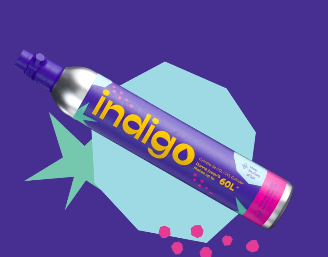 Indigo Soda 60L CO2 Cylinder