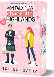 Édition jaspage de la romance romcom feel-good écossais Mon faux plan chaotique dans les Highlands