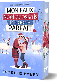 Édition jaspage de la romance romcom feel-good écossais Mon faux Noel écossais presque parfait