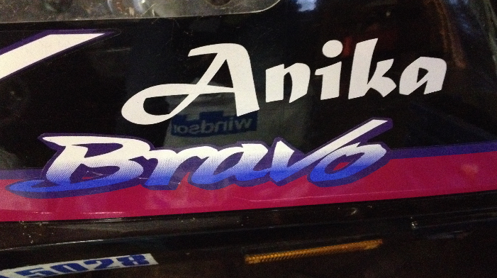 Snowmobile letters