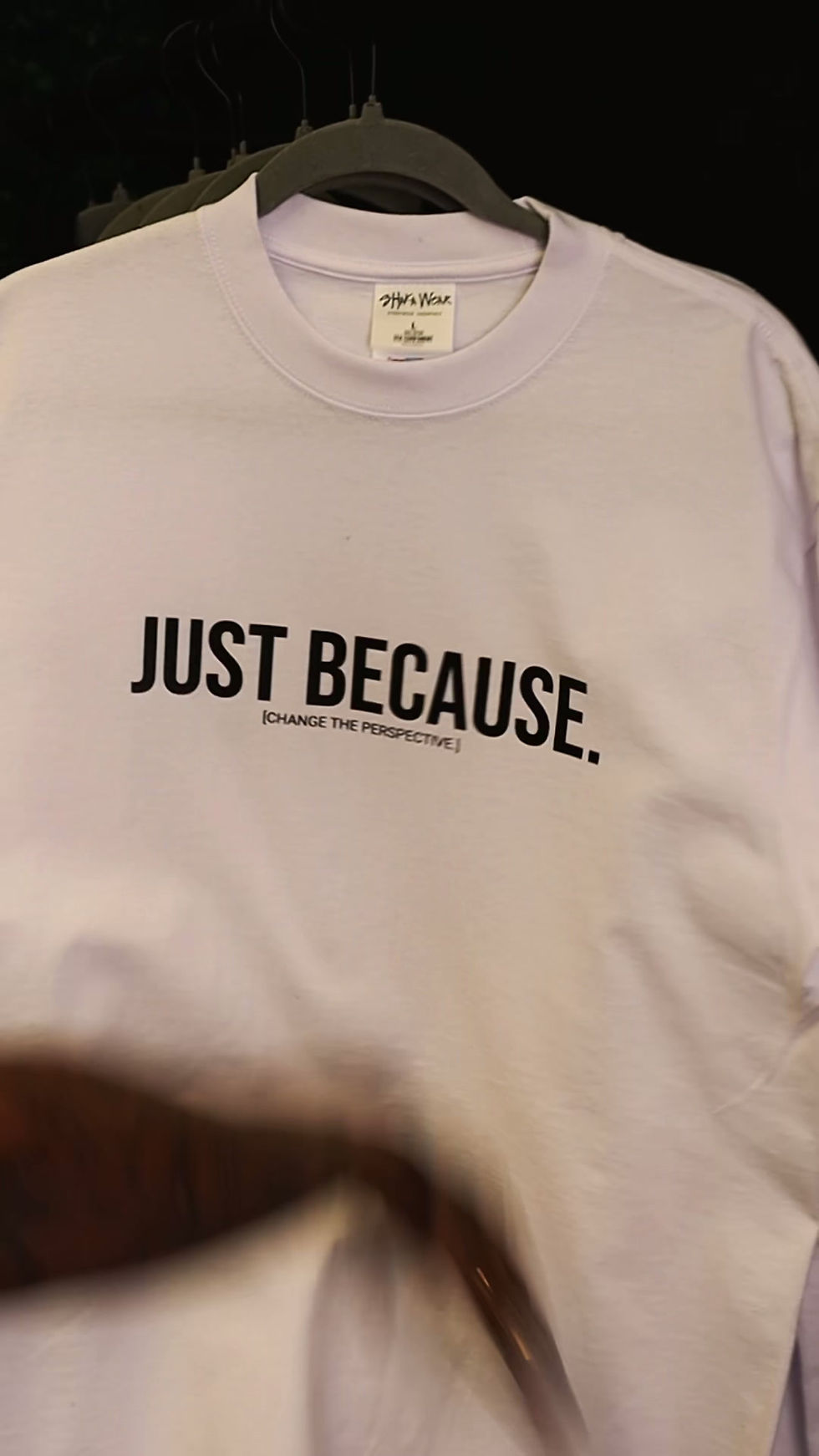 Thumbnail: The JUST BECAUSE TEE blk