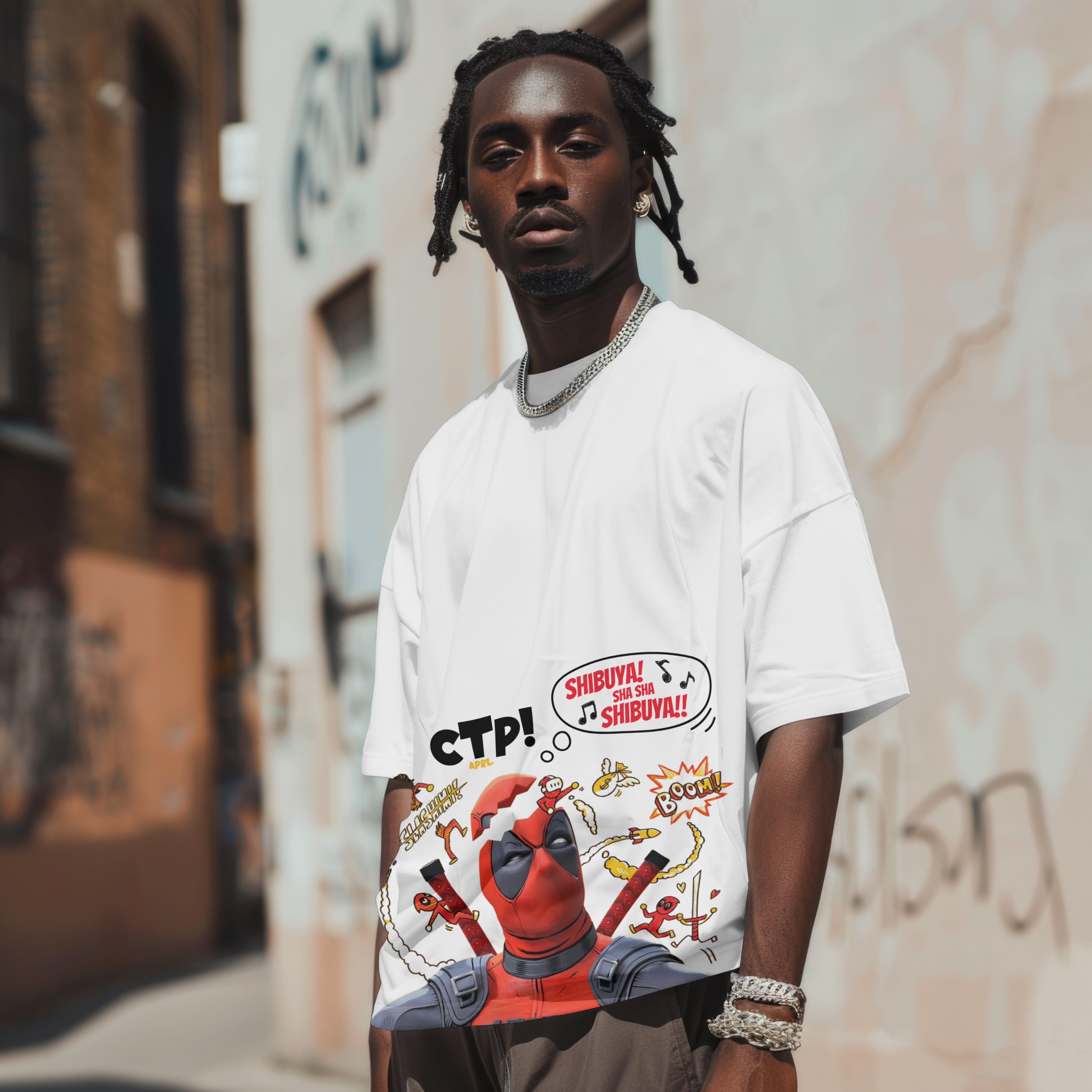 Deadpool “Shibuya” tee