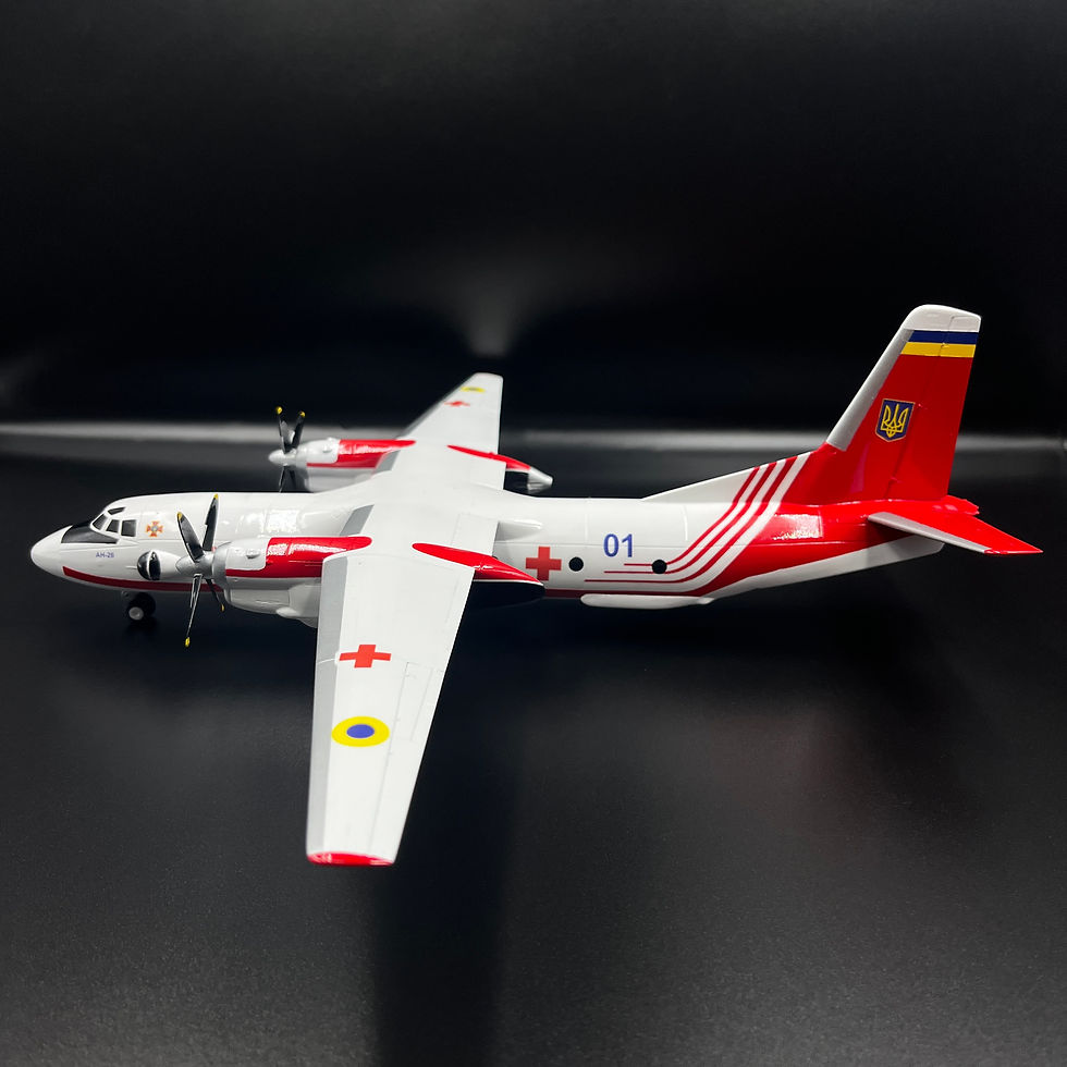 Thumbnail: Antonov An-26 RESCUE SERVICE UKRAINE "01" scale 1:72