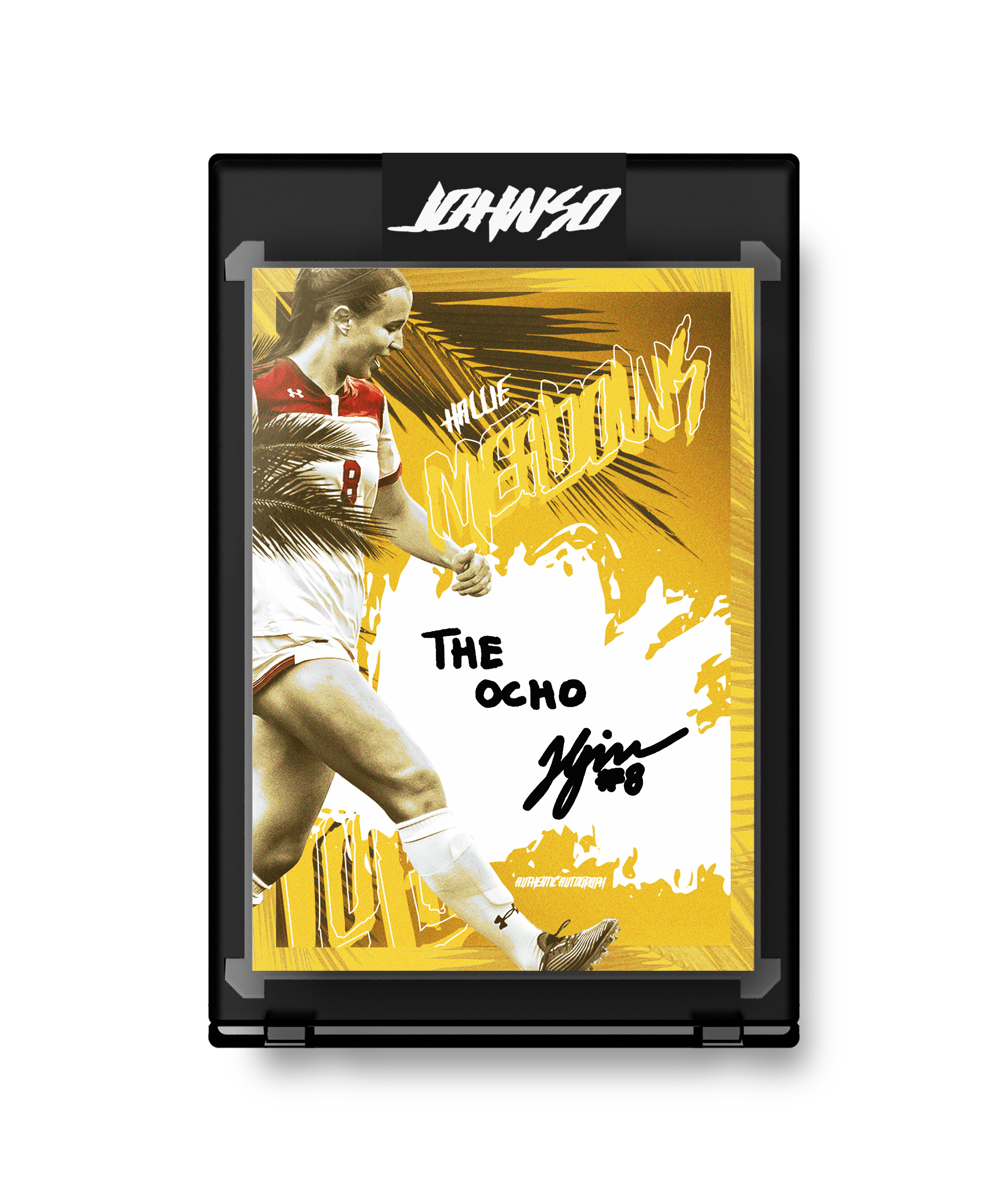 Hallie Meadows NIL Gold inscription 1/1