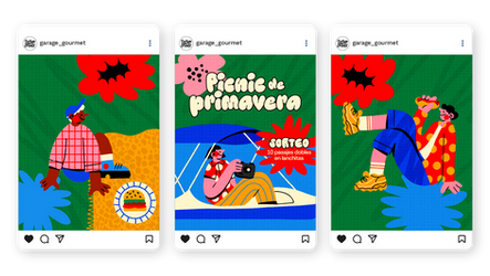 Post de Instagram ilustrador para Picnic de Primavera 2025