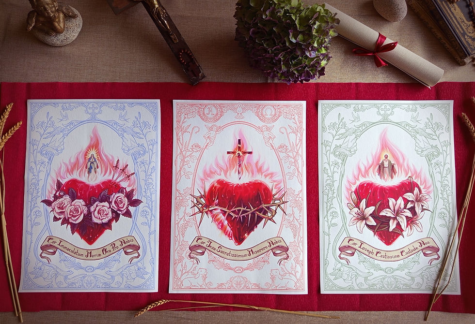 Triptyque des Cœurs Sacrés