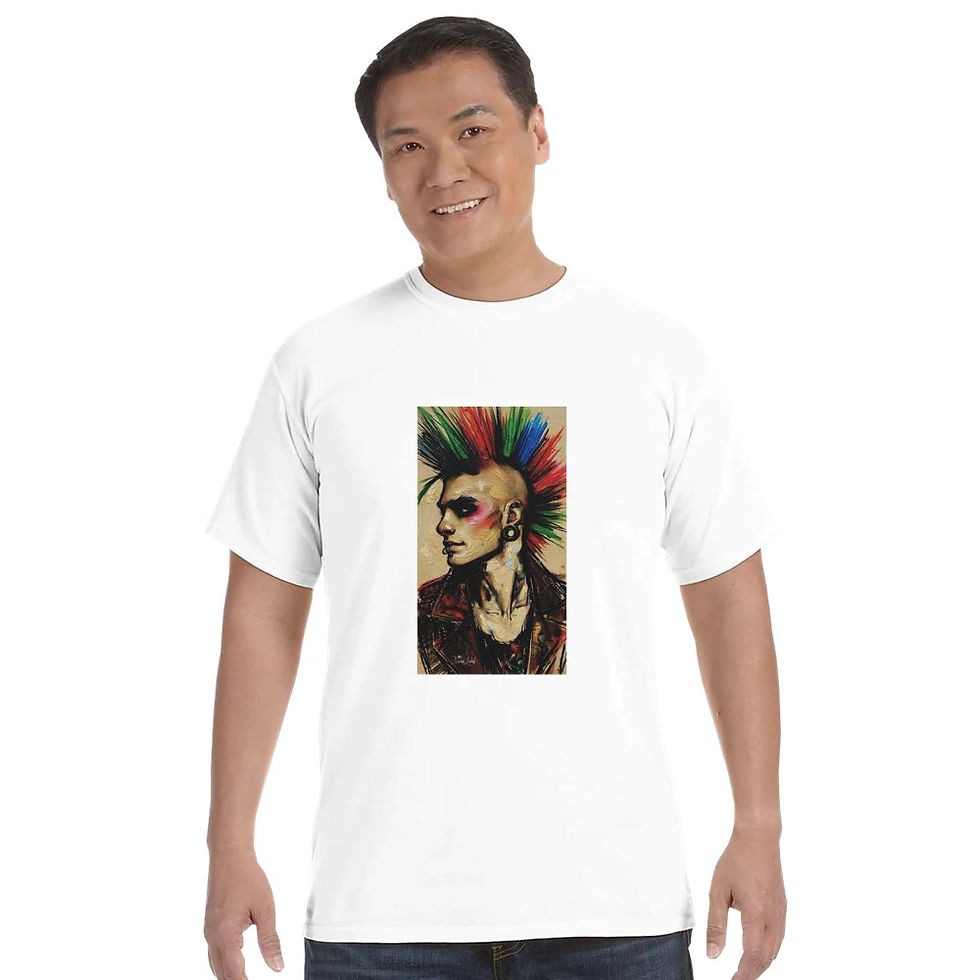 Thumbnail: Unisex Heavyweight Crewneck T-Shirt | Comfort Colors C1717 White