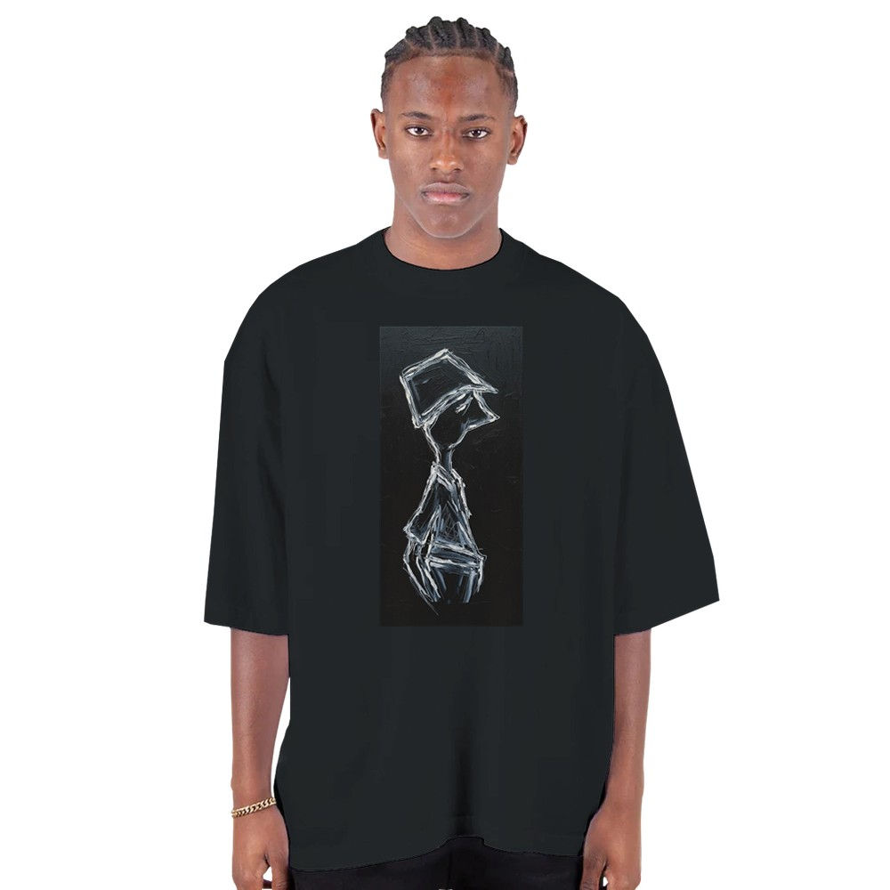 Men's Oversized Drop-Shoulder Crewneck T-Shirt | Shaka Wear SHGDD