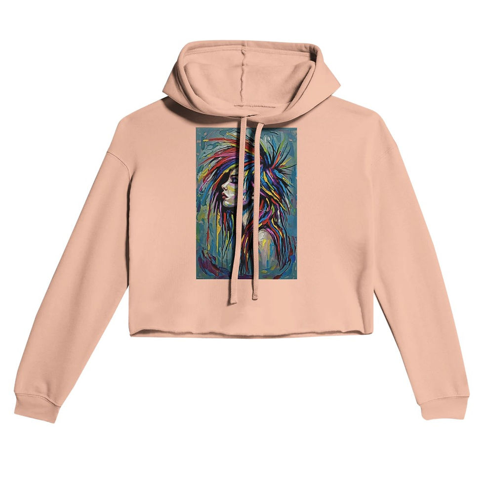 Thumbnail: Women's Cropped Hoodie | Bella + Canvas 7502