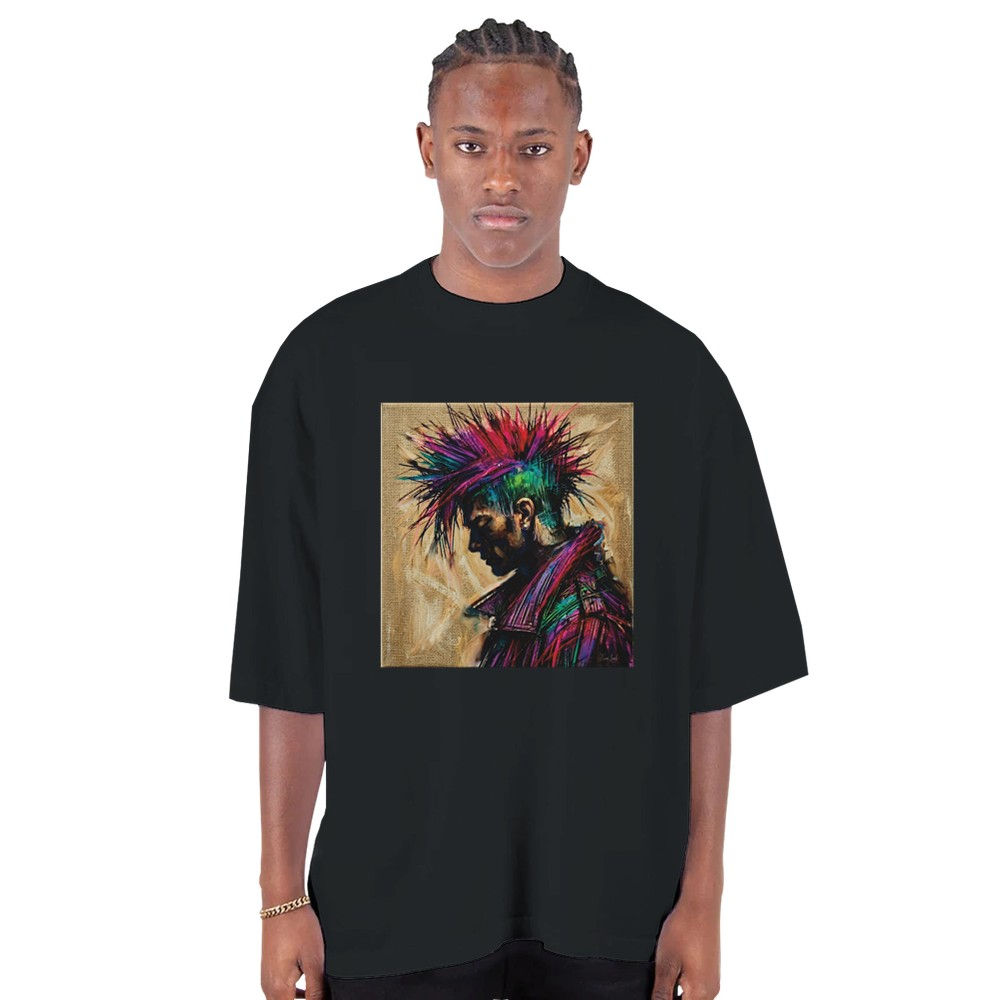 Men's Oversized Drop-Shoulder Crewneck T-Shirt | Shaka Wear SHGDD