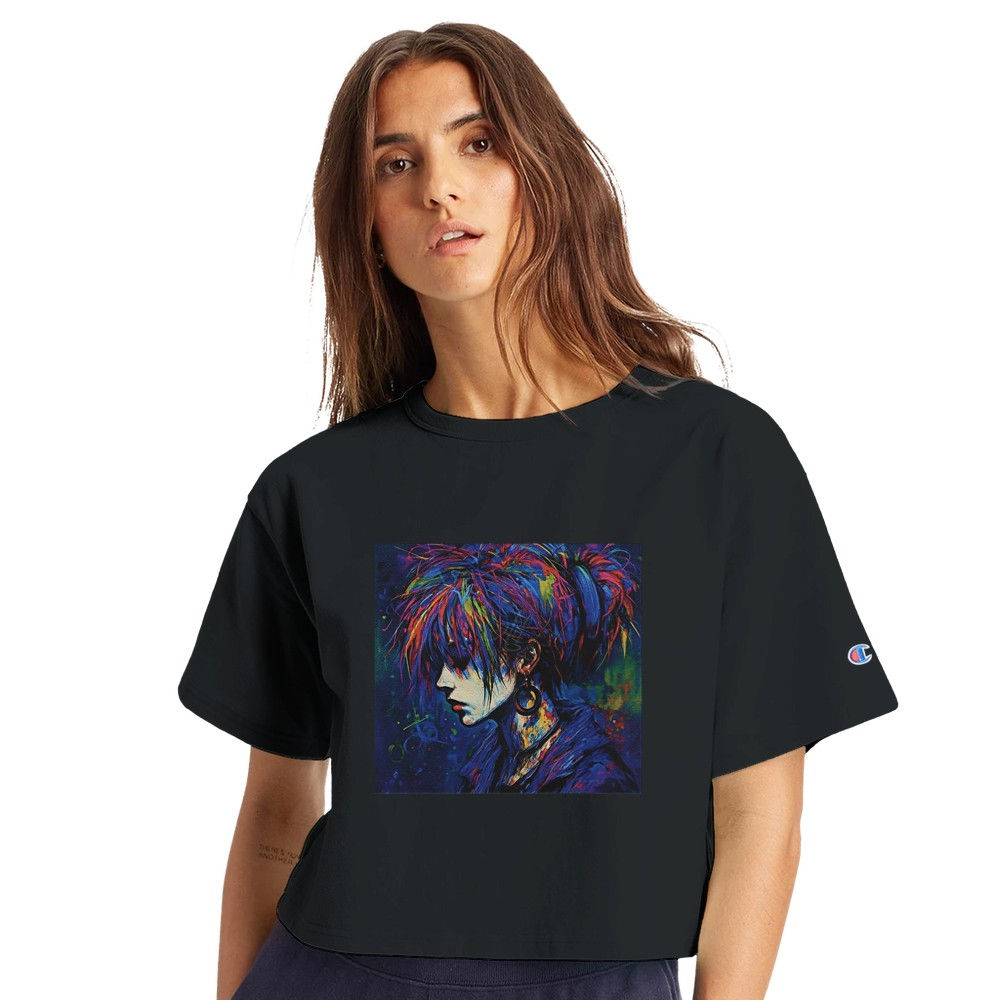 Women's Cropped Heritage Crewneck T-Shirt | Champion T453W