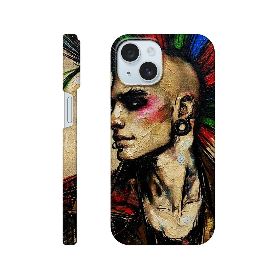 Thumbnail: 'Mohawk' Phone cases by Niomi Lamb