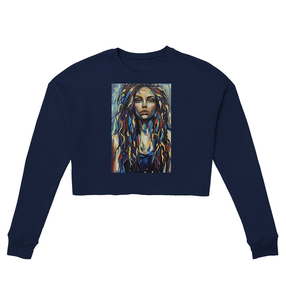 Thumbnail: Women's Cropped Sweatshirt | Bella + Canvas 7503