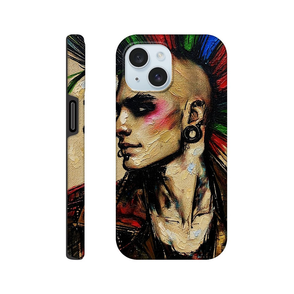 Thumbnail: 'Mohawk' Phone cases by Niomi Lamb