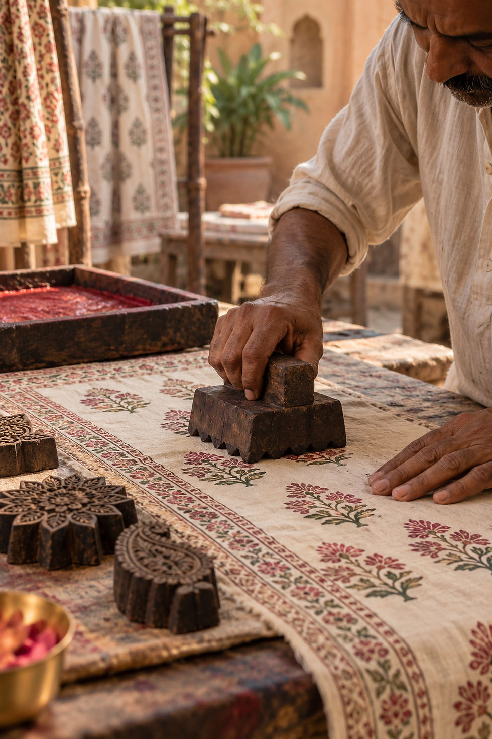 Jaipur hand block print