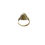 Thumbnail: antique South east Asian ring, made of gold with a pyramid shaped bone.