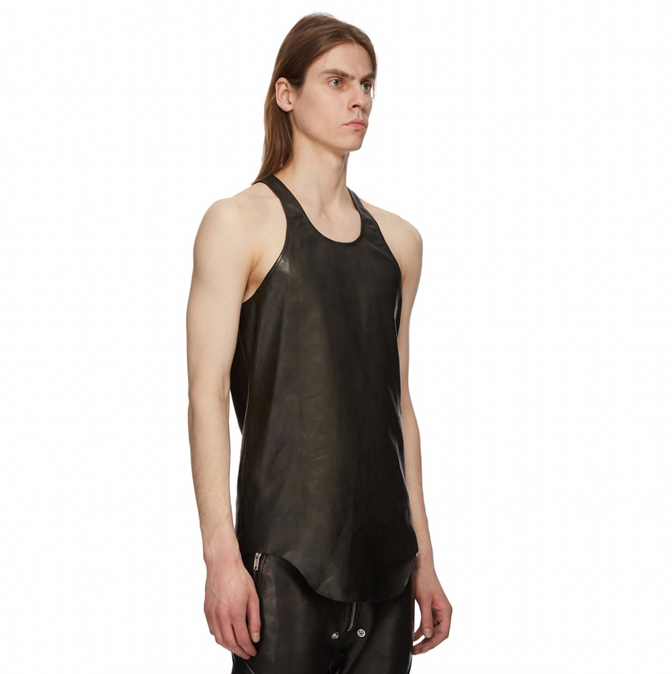 Thumbnail: Rick Owens Leather tank top