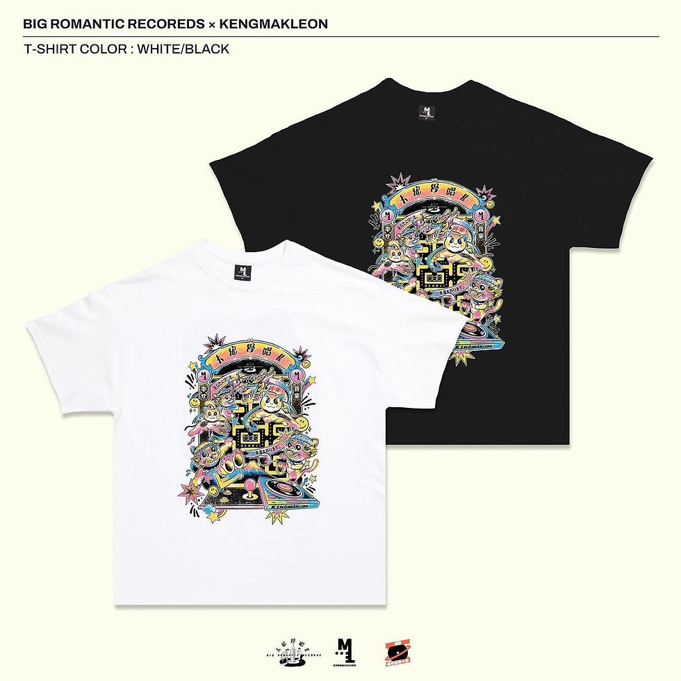 サムネイル： BIG ROMANTIC RECORDS x Kengmakleon Tshirts